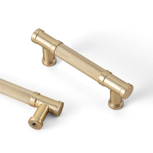 GooKi 6 Pack Champagne Bronze Cabinet Pulls Drawer Pull 376mm cc Kitchen HardwareModern Zinc Alloy Bar Cabinet Drawer Handles for Cupboard Wardrobe Bathroom2210CB76