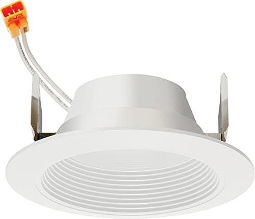 Juno 4 Inch LED Recessed Lighting, G4 Series Retrofit LED Downlight, Ceiling Light for Kitchen or Shower, 600 Lumens, 2700K Soft White, Wet Location Rated, Dimmable, Baffle Trim