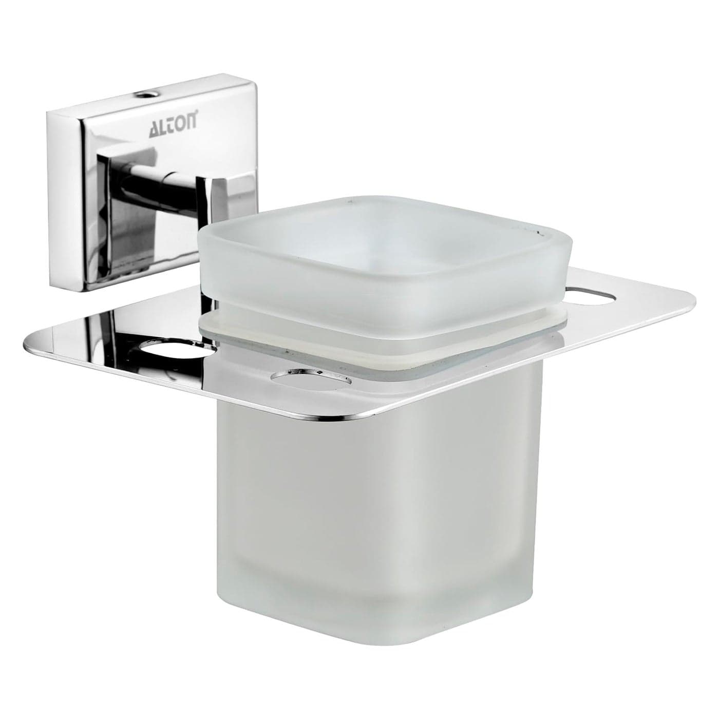 ALTON AQD30510 Stainless Steel Tumbler Holder Tooth Brush Holder Bathroom Accessories Wall Mounted Silver