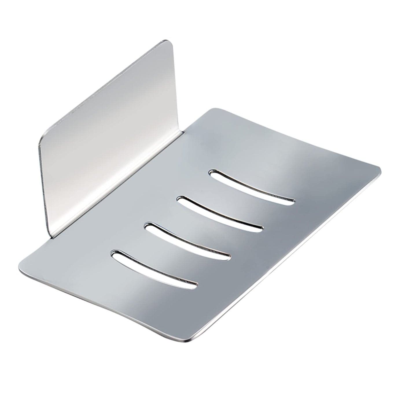 ZHIYE Soap Dish Holder stainless steel Tray 3M SelfAdhesive Chrome Finish Shower Sink Bar Soap Sponge Holder