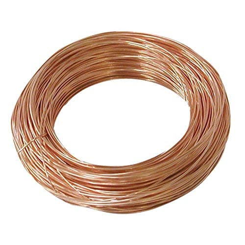 ART IFACT 20 Meters Bare Copper Wire - 18 Gauge (1.219 mm Diameter) - Dead Soft - 99.9% Pure Copper Wire - Without Enameled - DIY Jewellery & Artistic