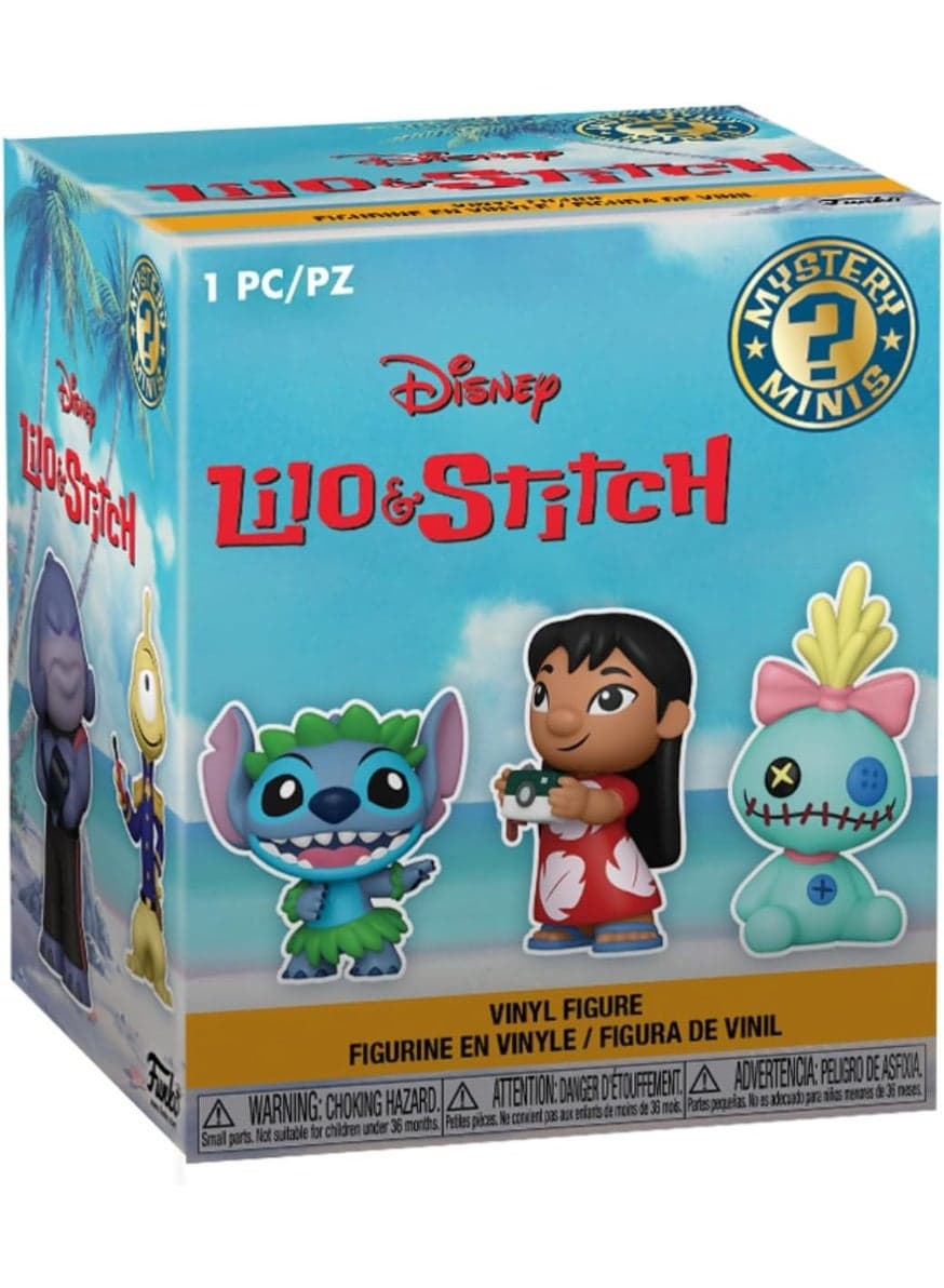 Funko Mystery Mini - Lilo & Stitch, 1 Piece Only - Assorted/Character May Vary