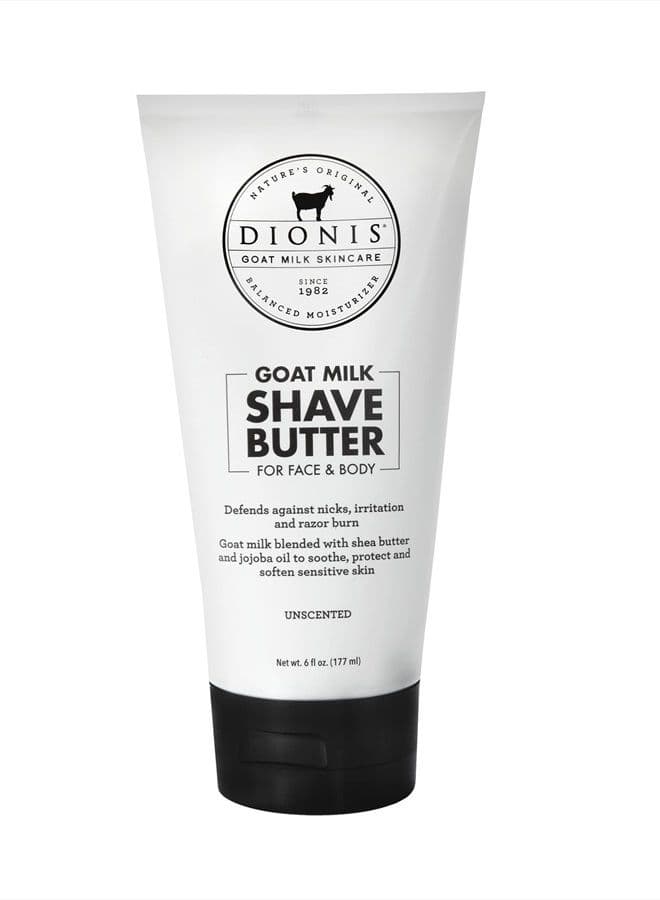 Goat Milk Skincare Men's Shave Butter - Face & Body Shave Butter - Shea Butter & Jojoba Oil For Sensitive Skin - Protects Against Irritation & Razor Burn - Hydrating Shave Cream For Men, 6oz