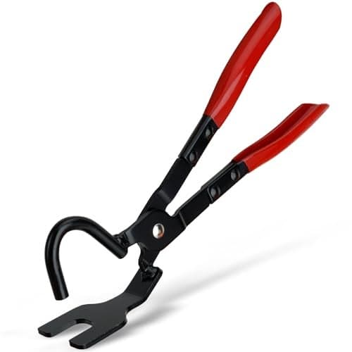 Exhaust Hanger Removal Tool HeavyDuty Exhaust Hanger Pliers for Car Truck Rubber Exhaust Hangers 25 Offset Design NonSlip Grip Compatible with Most Exhaust Systems