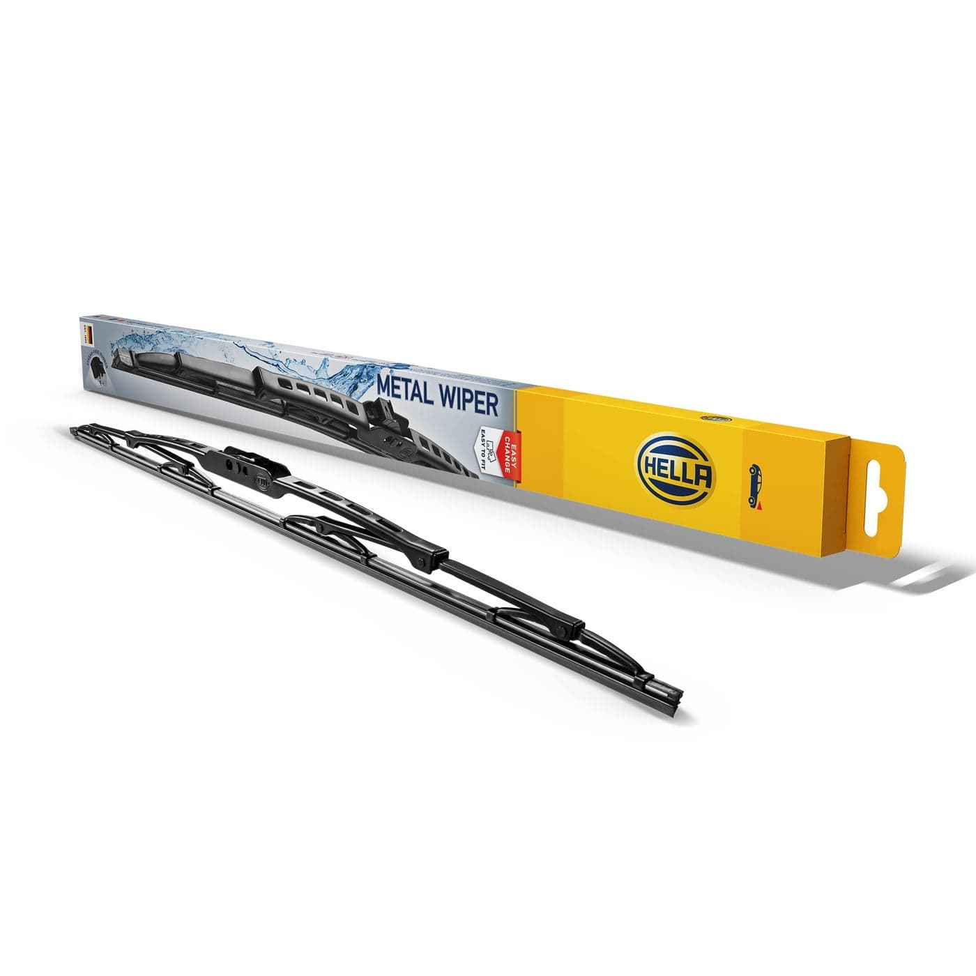 Hella OE Quality 19 inch21 Inch All Seasons StreakFree Rubber Standard Wiper Blade 2 Blades fit select Fiat Honda Hyundai Infiniti Kia Mazda Nissan Subaru Toyota Volkswagen 9XW39811401921