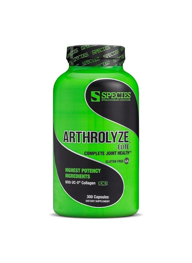 Arthrolyze Joint Repair Supplement, Fortified with UC-II Collagen, MSM, Glucosamine, Chondroitin, High Potency Connective Tissue & Joint Support (300 Capsules)