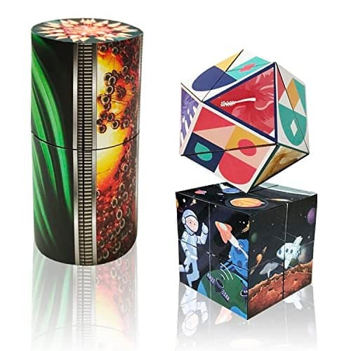 3D Flips Magic Cube Set 3 Pack Infinity Cube Fidget Toys Transforms Puzzle Cubes for Stress Anxiety Relief and Kill Time Nice Gifts for Kids and Adults