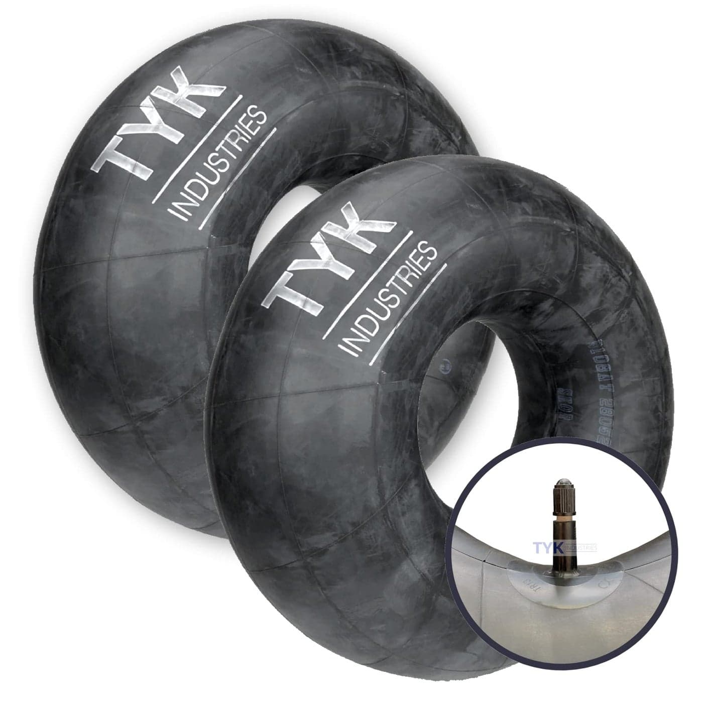 2Pack TYK 15x6006 Inner Tubes for Lawn Mowers with TR13 Straight Valve Suitable for Yard Tractors Wheelbarrows ATVs Durable Replacement Tire Tubes