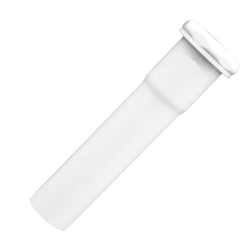 Westbrass D420-50 1-1/4" x 8" Slip Joint Extension Tube, Powder Coat White