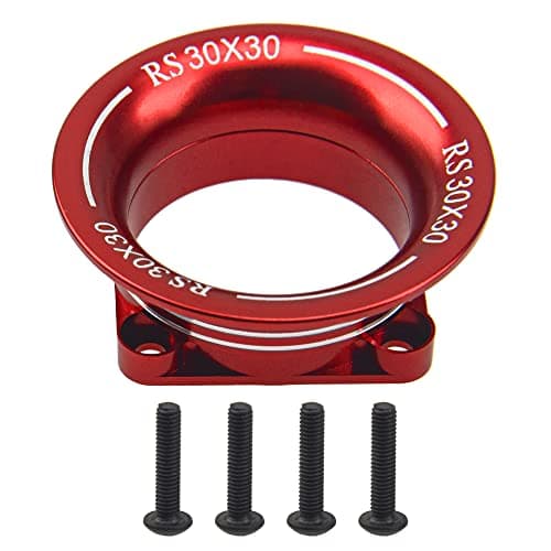 Vgoohobby Metal Motor ESC Cooling Fan Cover Air Inlet Channel 3010 for 30mm×30mm 540 550 Motor Fan Compatible with 1/8 1/10 1/12 RC Car Truck (Red)