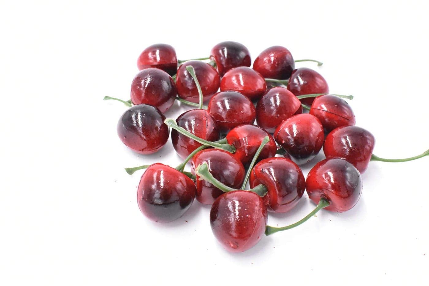 ArtBeauty Pack of 20 Decorative Fruit Cherries Fake Fruit Model for Decoration