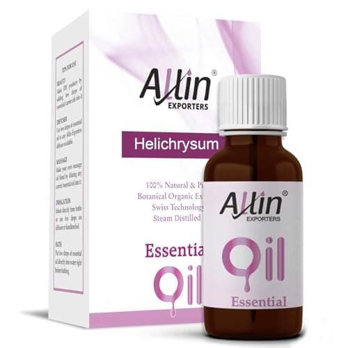 Allin Exporters Helichrysum Essential Oil Undiluted & Pure Therapeutic Grade for Aromatherapy & Personal Care (15ml)