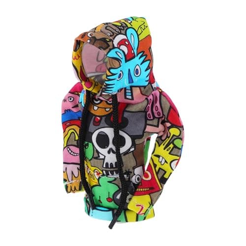 HOPESPANNER Universal 155x11cm61x433 Gear Shift Knob Cover Decoration Stick Shifting Handle Protector Polyester 1 Pc Skeleton Hoodie Style Orange Green Red