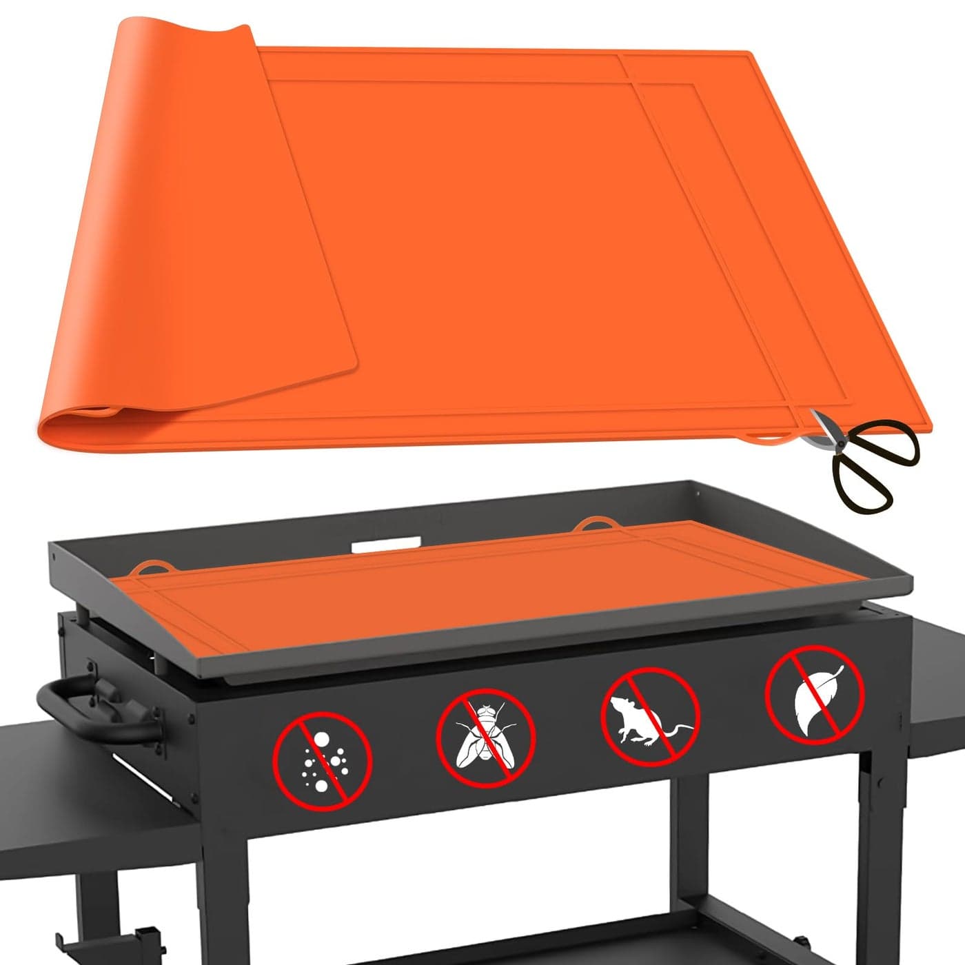 36 Griddle Silicone Mat for Blackstone 363028 Inch Food Grade Grill Protective Mat Overall Product Dimensions Grill Protector Cover Cuttable and Customizable