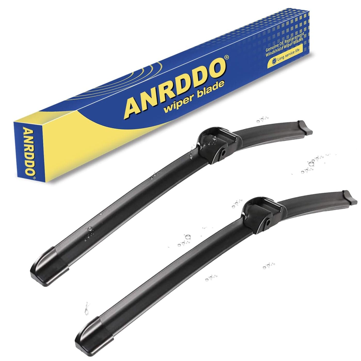 ANRDDO Wipers Factory Replacement for MBZ S CL Class 20072014 W221 W216 C216 Original Equipment Replacement Windshield Wiper Blade Set 2727 Set of 2 Side Lock