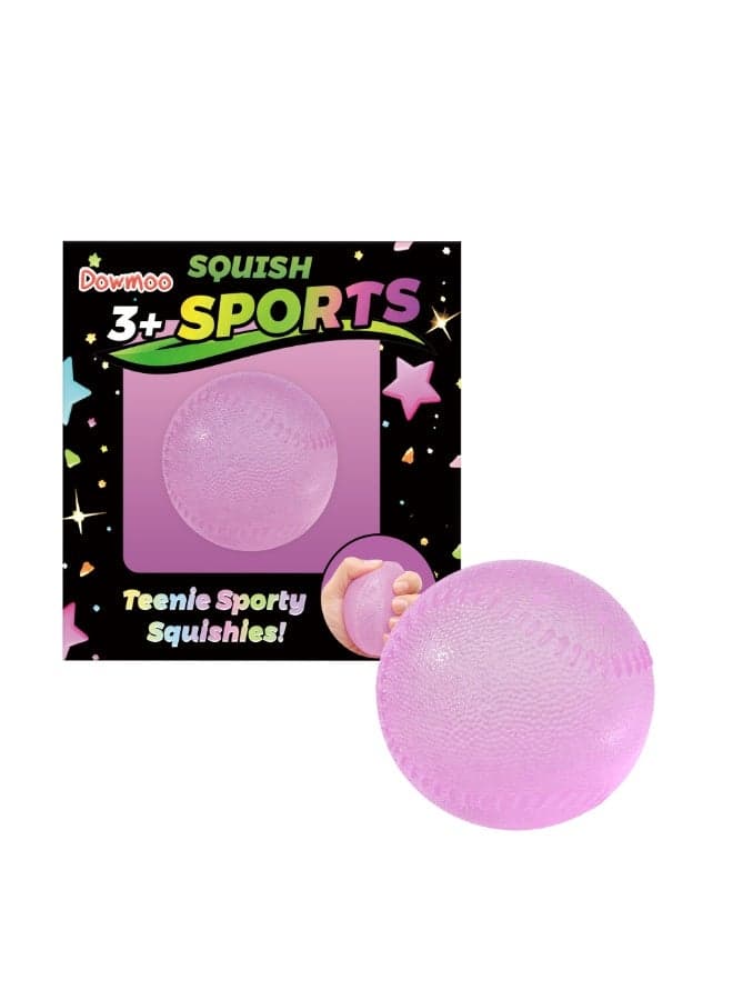 Simulation Baseball Slow Rising Squishy Toy, Soft Squeeze Stress Relief Fidget Toy, Sports Shape Sensory Relaxation Toy for Kids Adults, 1PC