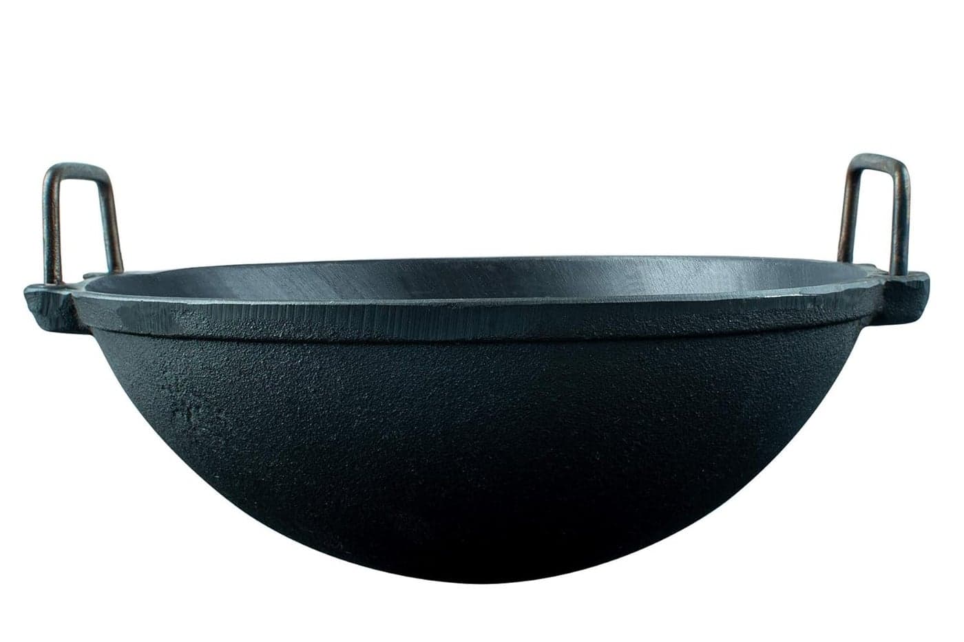 Mr Butler Natural PreSeasoned Cast Iron KadaiWok 28cm11 Inch 3 LTR Induction Oven Friendly Naturally NonStick 100 Iron ToxinFree No Chemical Coating