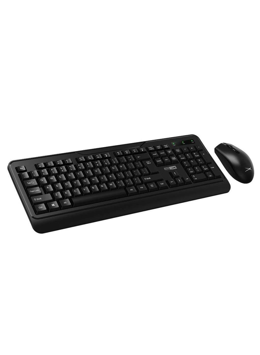 ALBC6330 Wireless Keyboard and Mouse Combo 2.4G Ergonomic Computer Keyboard Mouse with USB Receiver for PC, Laptop, Desktop, 1200 DPI Silent Compact USB Mouse Keyboard Set