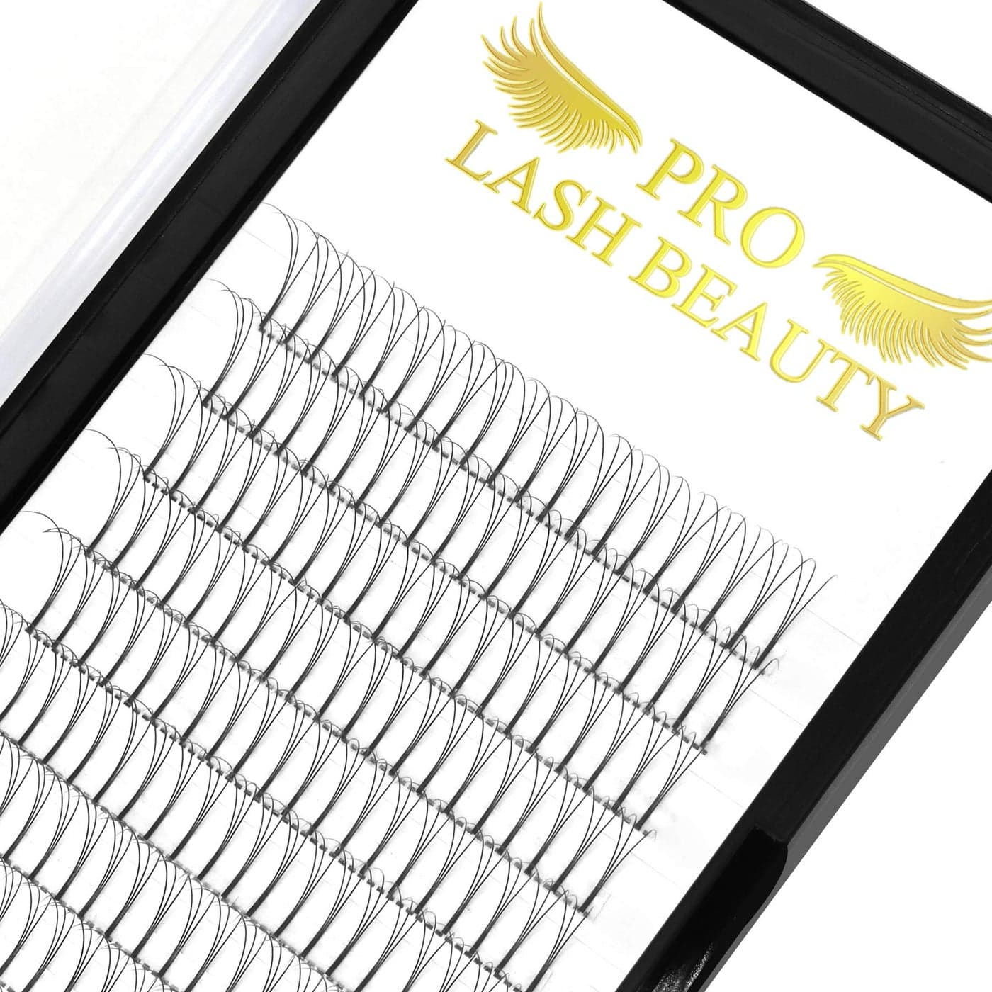 Premade Volume Eyelash Extensions 3DC007916mix Long Stem Premade Fans Eyelash Extensions 07 10 Premade Volume Fans Volume Lash Extensions C D Curl3DC007916 mix