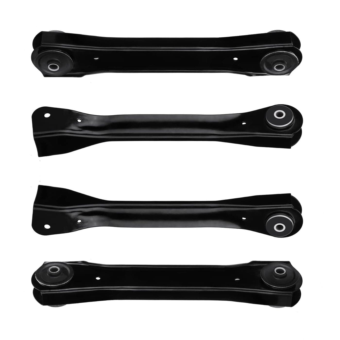 4PCS for 19972006 Jeep Wrangler TJ Front Upper Lower Control Arms Models wCoil Spring Suspension K620244 K640734