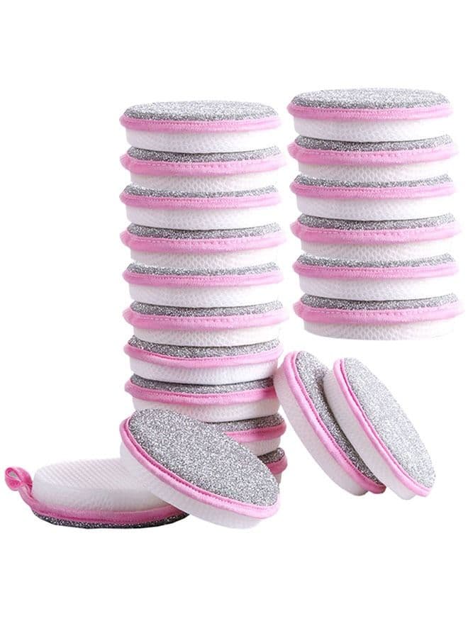 30-Piece Cleaning Sponge Double-Sided Brush