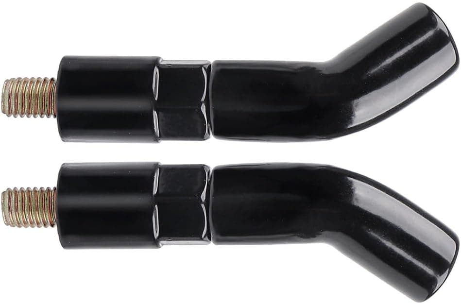 KACEPAR Metal Black Mirror Stem Extenders for Harley Sportster X883 1200 Iron 883