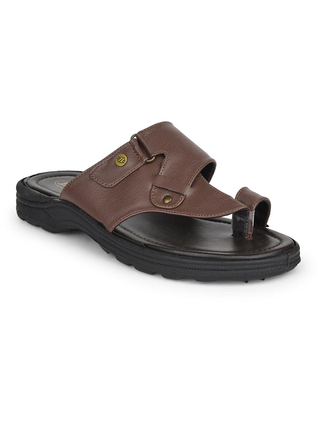 Bata Topper Men's Dark Brown Sandals - 8 UK (8714008)