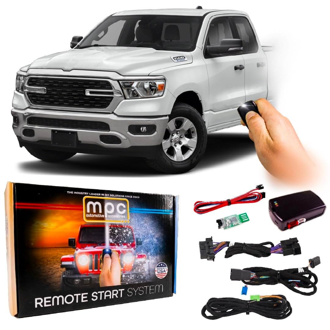 MPC Remote Start Kit Compatible with RAM 1500 20192024 Plug and Play Push Lock 3X to Start USA Tech Support