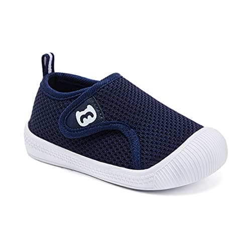 BMCiTYBM Baby Boy Girl Shoes Infant First Walker Shoes Breathable Walking Shoes Lightweight Non-Slip Sneakers 6 9 12 18 24 Months Navy Size 12-18 Months Infant