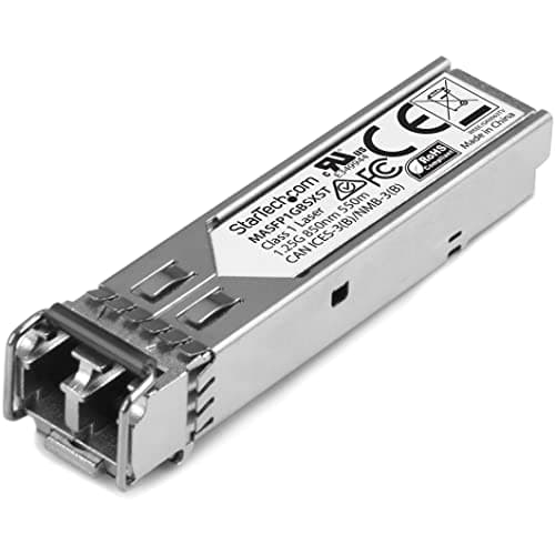 StarTechcom Cisco Meraki MASFP1GBSX Compatible SFP Module 1000BASESX 1GbE MMF Optic Transceiver LC 550m 850nm DDM Cisco Meraki MS225 MX400 MASFP1GBSXST
