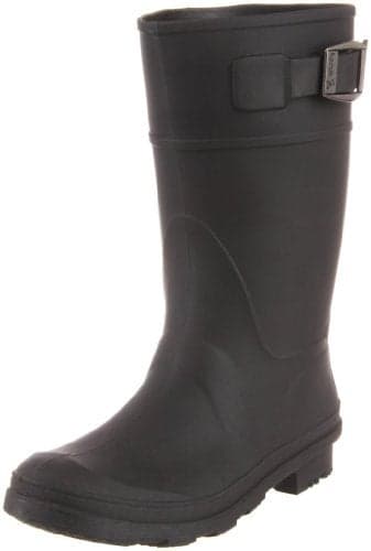 Kamik Kids Raindrops Rain Boots,Black,6