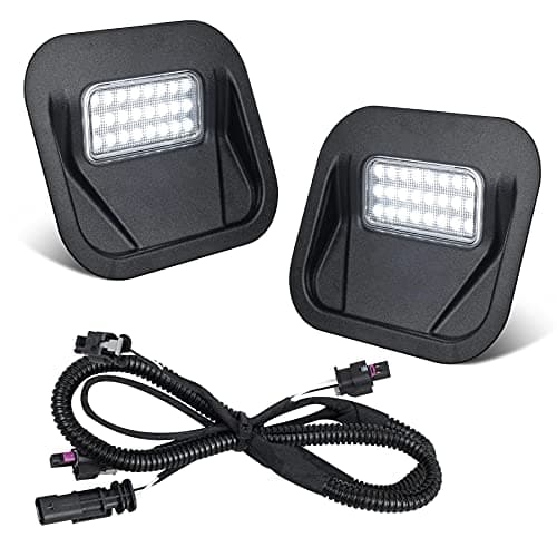 HERCOO Tailgate Step Light LED Truck Bed Multi-Pro Lamp Kit - Compatible with GMC Sierra 1500 2500 3500 HD & Chevrolet Silverado 1500 2500 3500 HD (2020-2021) - Replacement for 84347814