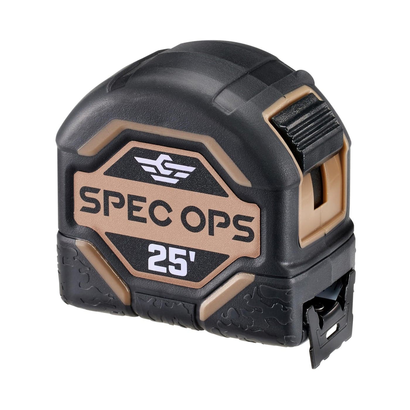 Spec Ops Tools 25Foot Tape Measure 1 DoubleSided Blade MilitaryGrade Composite Case 3 Donated to Veterans