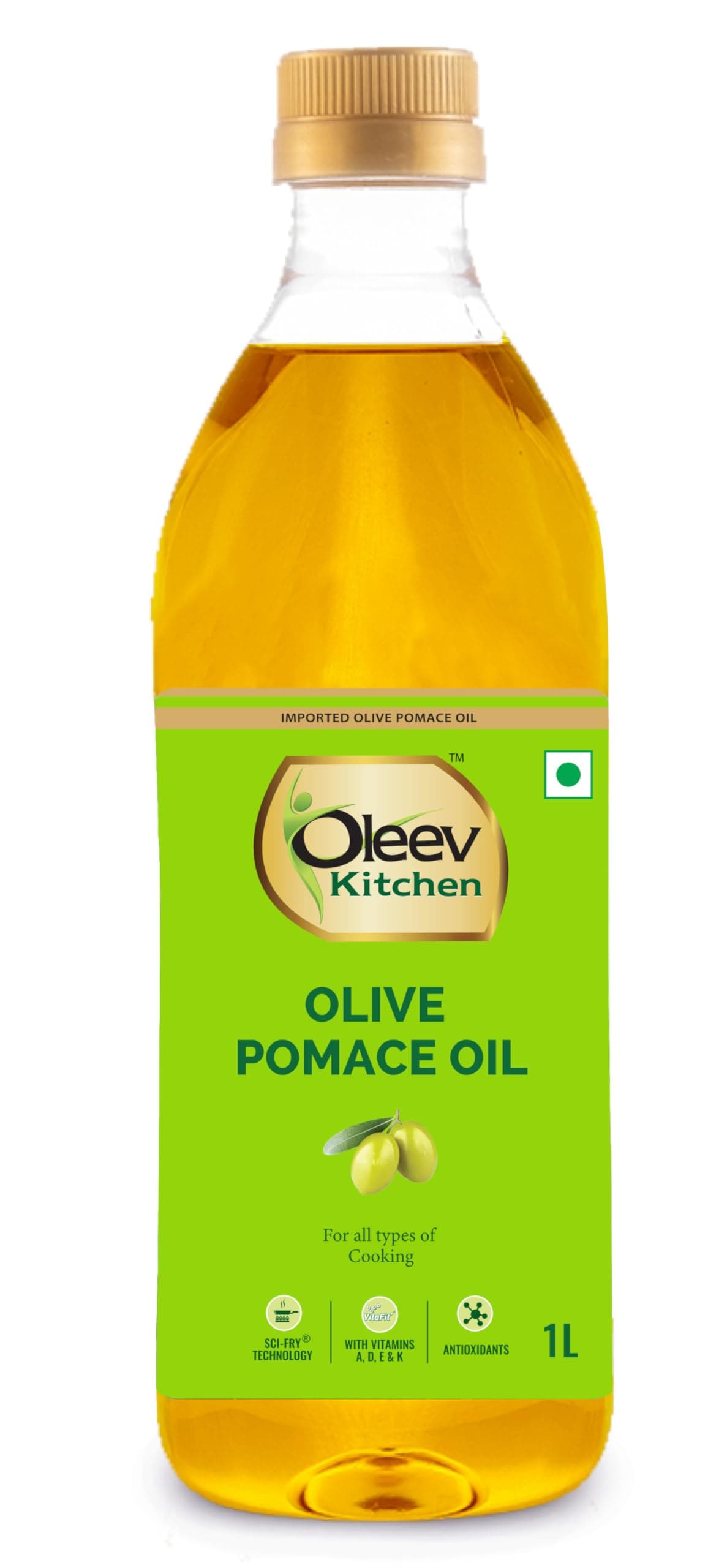 Oleev, Olive Pomace Oil, Pet, 1L