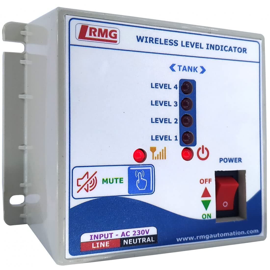 Wireless Water Level Indicator Single Tank Along with Magnetic Float sensors