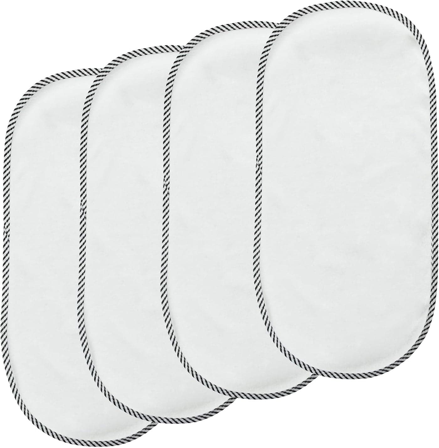 PandaEar 4 Pack Waterproof Changing Pad Liners Baby Diaper Changing Underpads Liner Soft Changing Table Cover 236 x 118