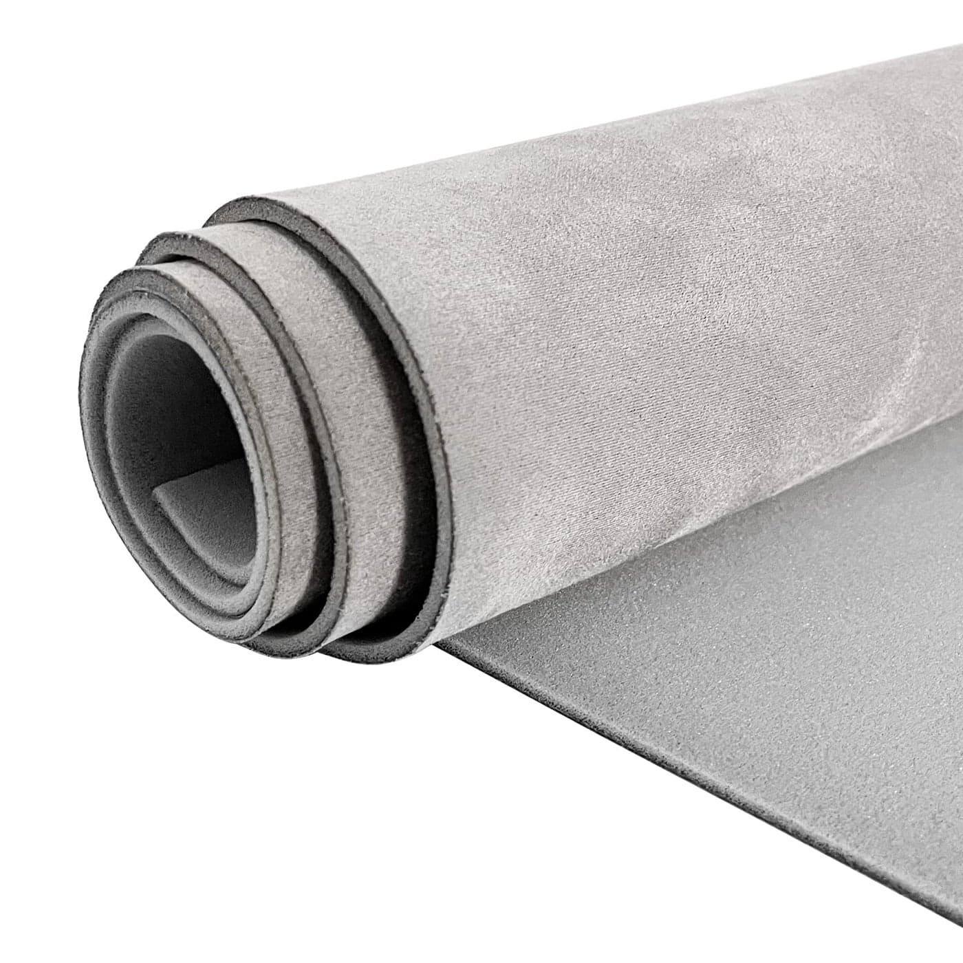 Halero 55 60 Light Gray Car Suede Headliner Fabric with Foam Backing Material 19 3mm Automotive Upholstery Liner for DIY Home Car Roof Trim Interior Replacement