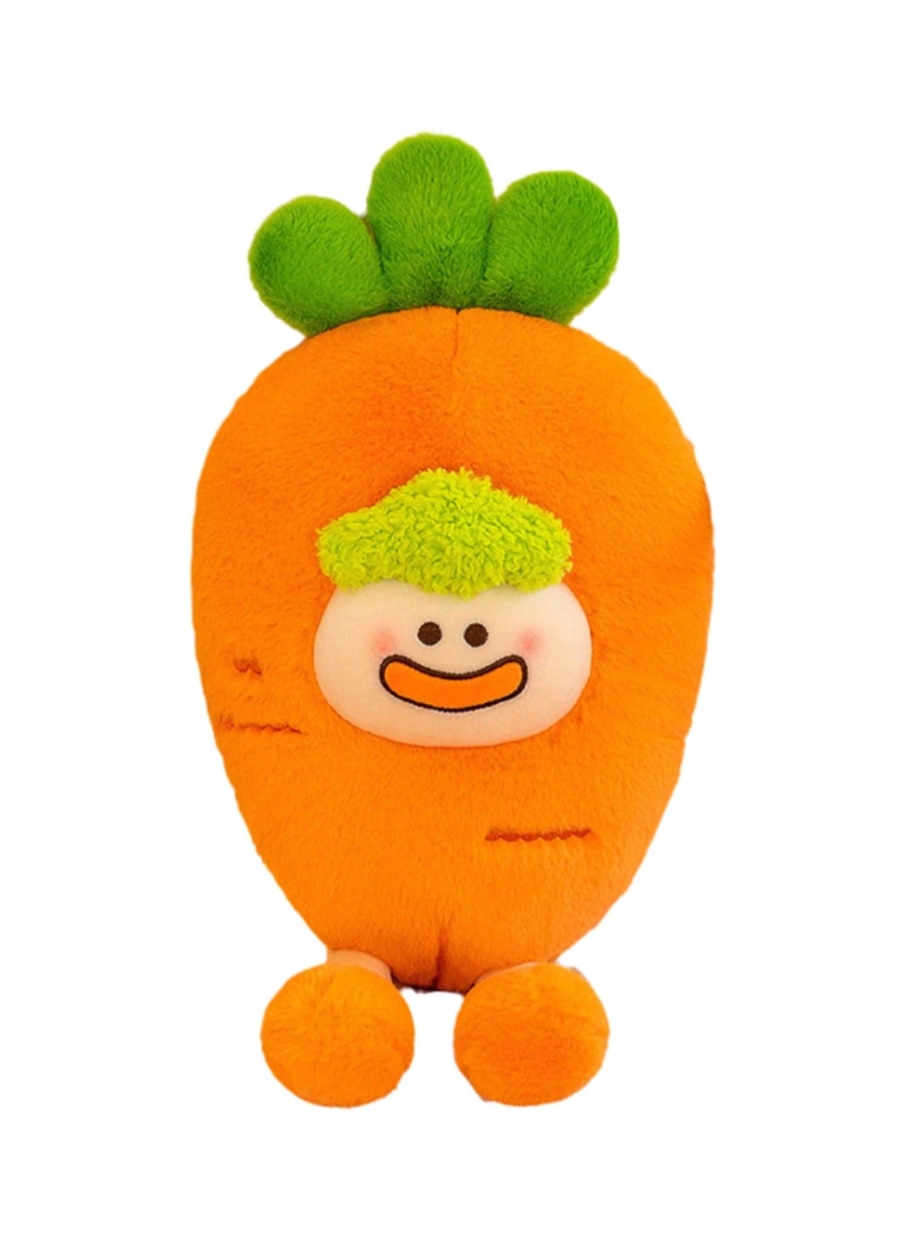45 CM Cute Cartoon Carrot Man Shape Plush Toy Soft Stuffed Doll For Girls And Boys All Ages Gift