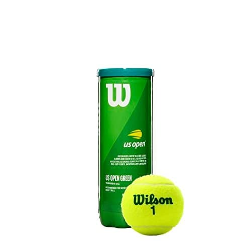 Wilson US OPEN Tournament 3TBALL (Green) Felt Tennis - Pack of 3 - Standard Size