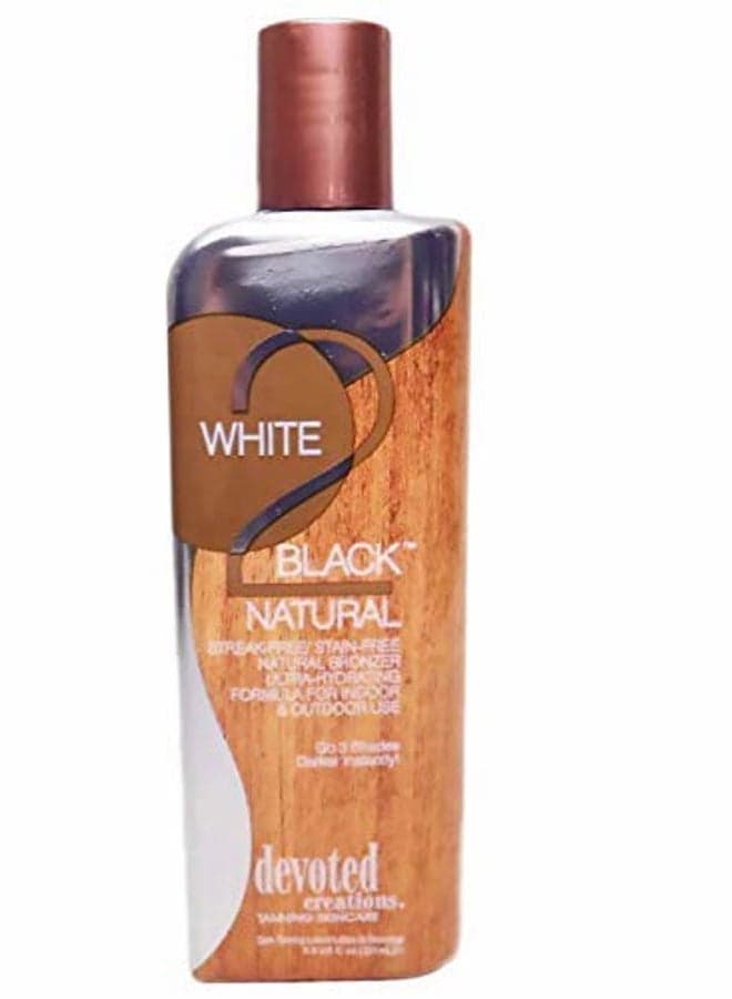 White 2 Black Natural Bronzer Streak Stain Free 250ml