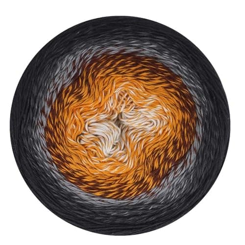 Scheepjes Cotton Whirl 1 Cake, 1,094 yd (1,000 m) - Colorway 725 Night Sun Gradient Cotton Yarn
