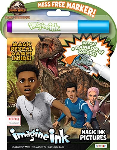 Bendon Jurassic World Coloring Book Imagine Ink Mess Free