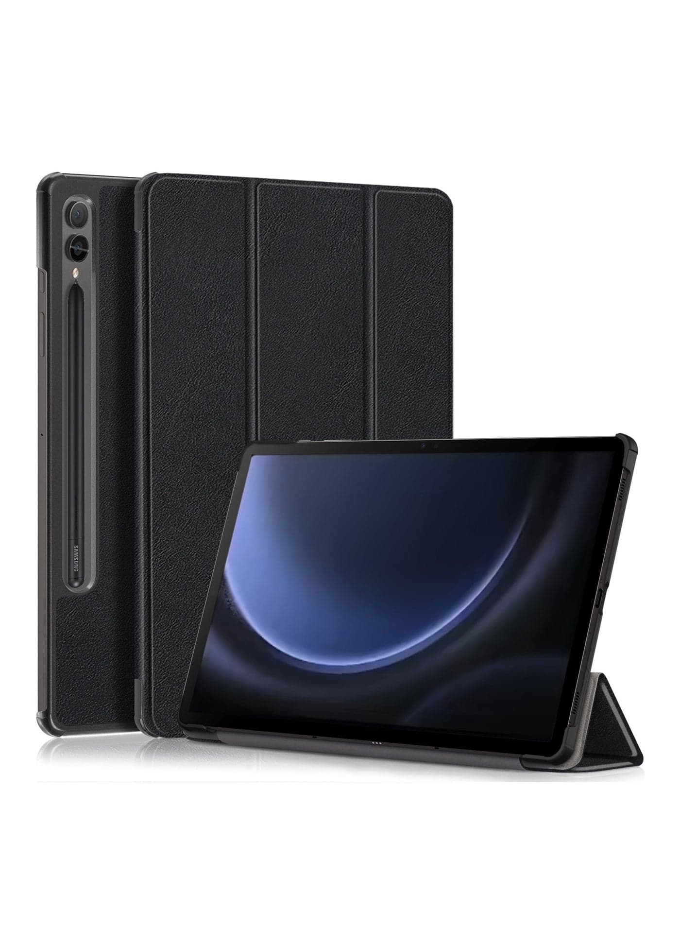Tablet Case for Samsung Galaxy Tab S9 FE Plus 12.4 inch Protective Stand Case Hard Shell Cover