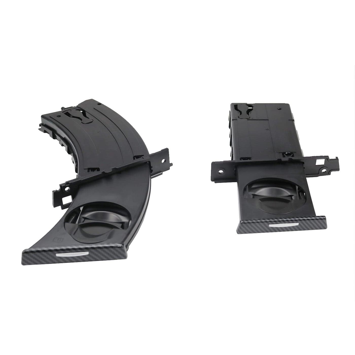 Pair Retractable Cup Holder Left Right Side Compatible with BMW 3 Series E90 E91 E92 E93 323i 325i 325xi 328i 328xi 330i 330xi 335d 335i 335is 335xi M3 20062013 Carbon Fiber