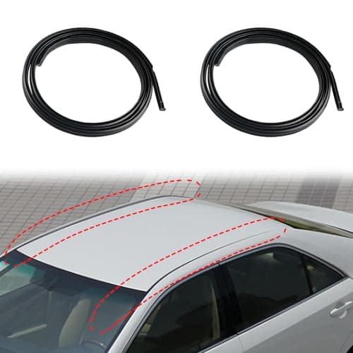 JDMON Roof Drip Molding Strips Weatherstrip Compatible with 20122017 Toyota Camry Replace 7555606080 7555506080 Left and Right 2 PCS