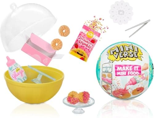 Make It Mini Food Cafe Series 3 Mini Collectibles MGAs Miniverse Mystery Blind Packaging DIY Resin Play Replica Food NOT Edible Collectors 8
