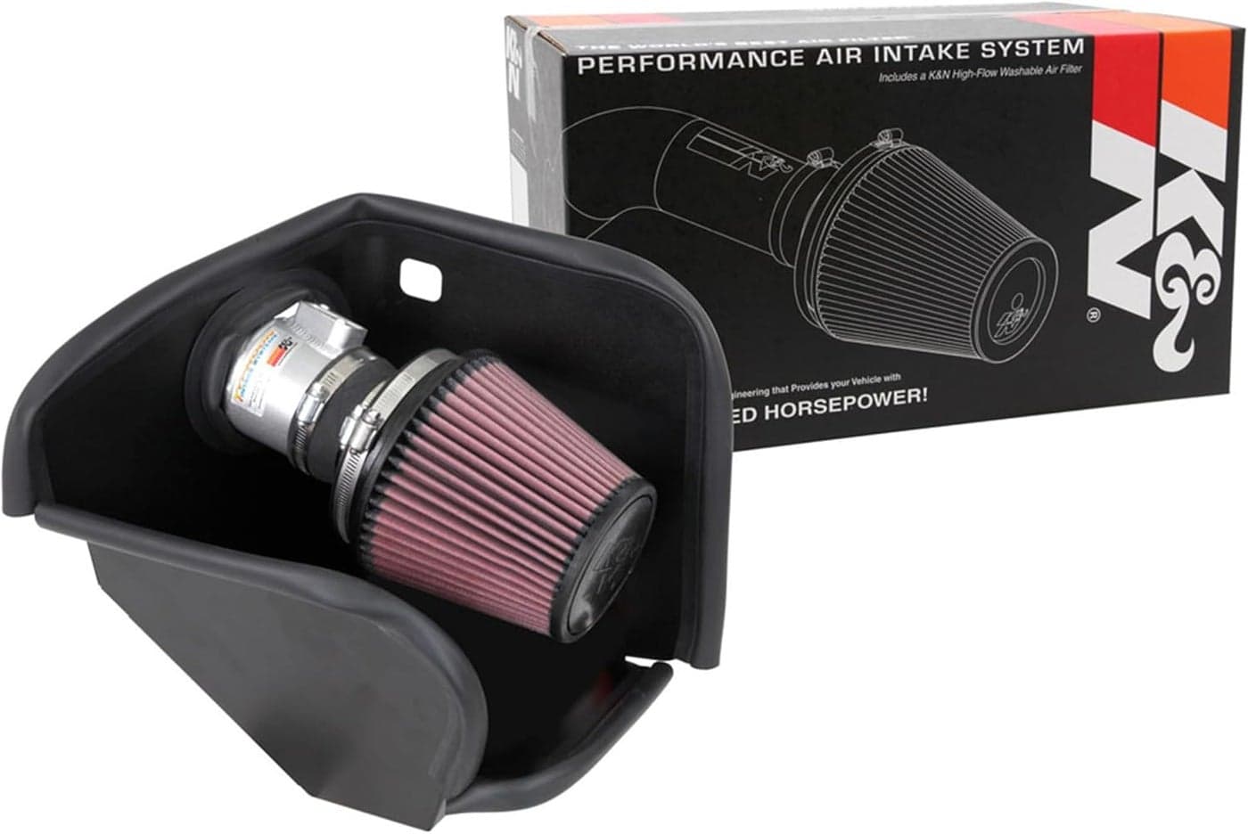 K&N Cold Air Intake Kit for 2019-2020 Nissan Altima - Increases Horsepower and Acceleration