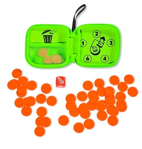 TOMY Games 5 UP Dice Game The Push Your Luck Dice Game for Kid and Adult Games Family Games and Stocking Stuffers for Kids Fast Paced Dice for Christmas Games Family Game Night 2 to 4 Players