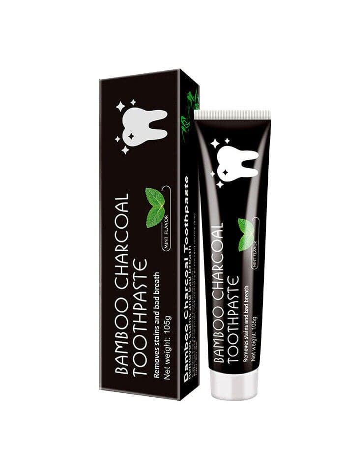 100% natural bamboo charcoal whitening organic tooth paste toothpaste