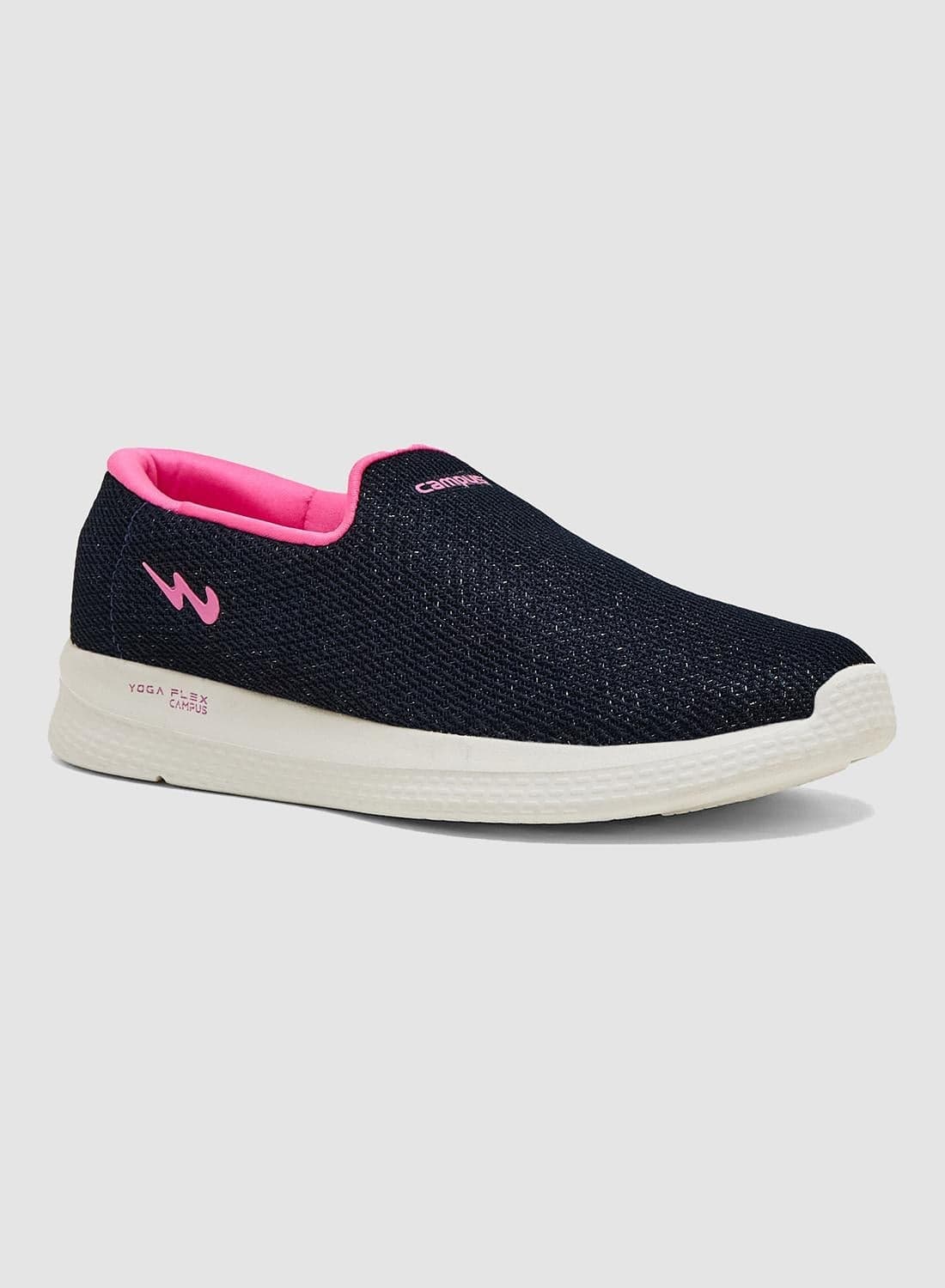 Women's Navy Low-Top Slip-on Shoes - Lightweight Shoes, Minimalist Designed for Elegance
